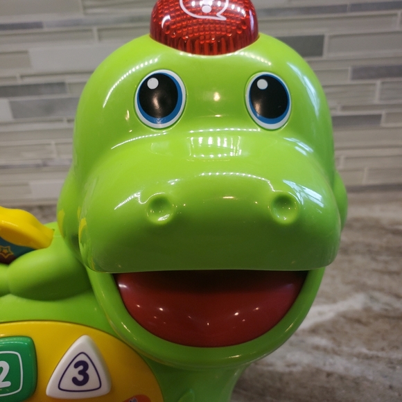 VTech Chomp and Count Dino, Green Dinasaur - Picture 6 of 9